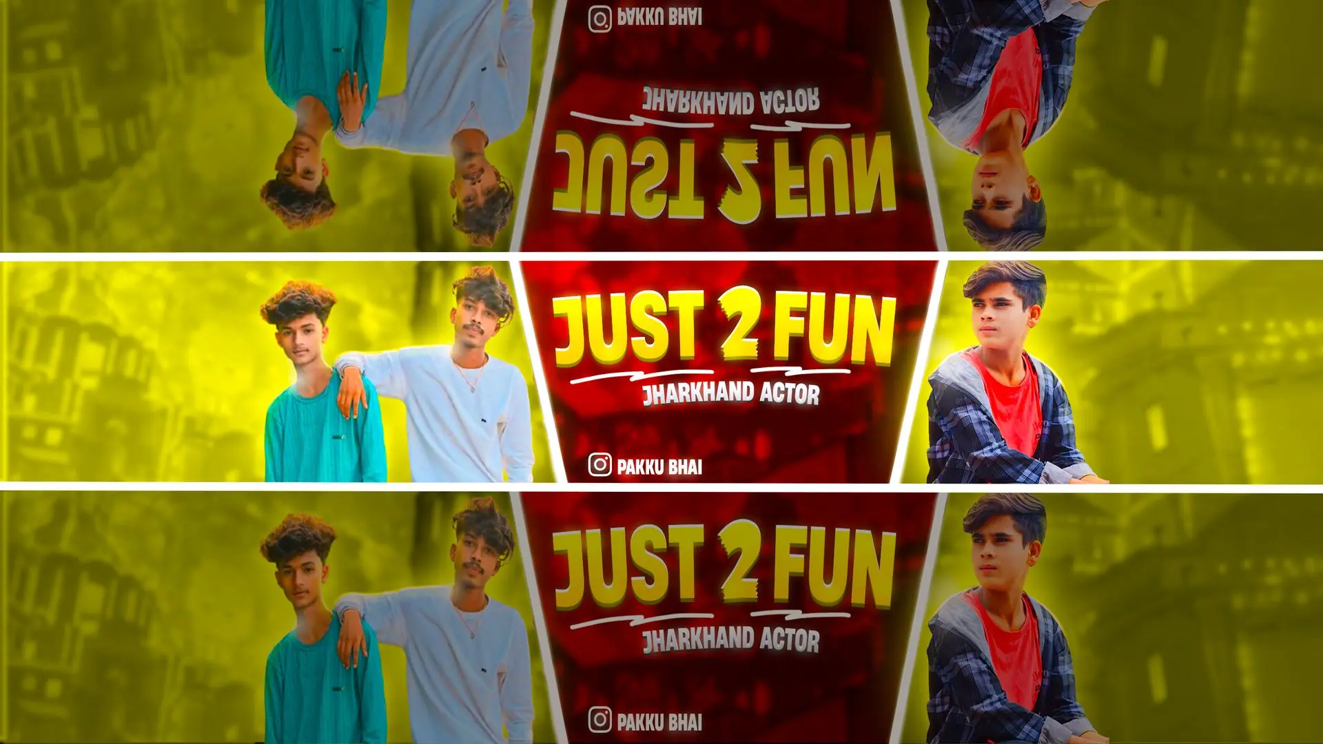 YouTube channel banner design — final