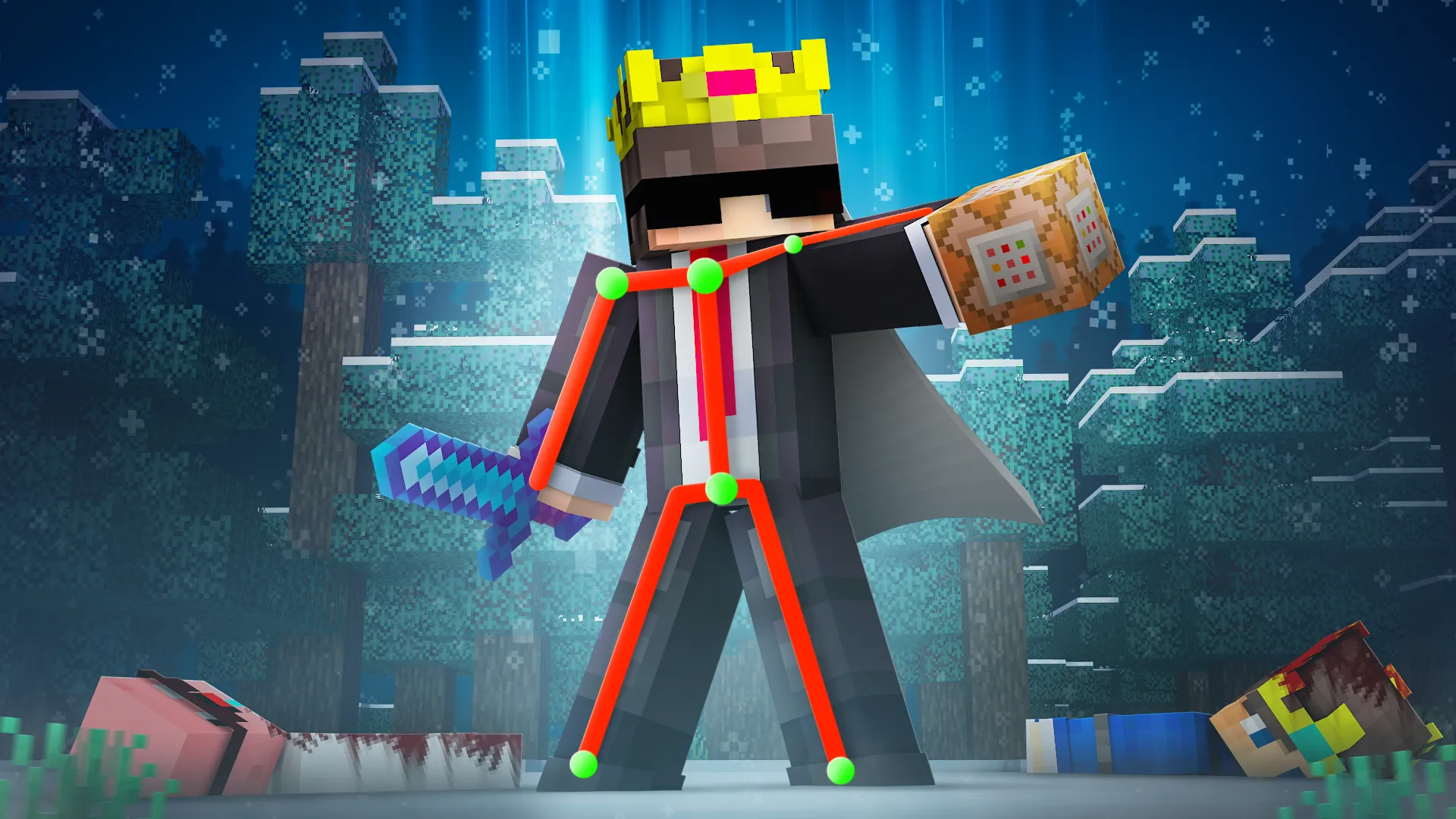 YouTube thumbnail design by ExtoArts — snow falll senpo