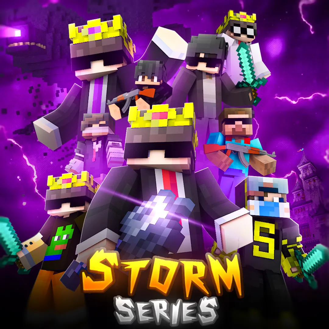 YouTube thumbnail design by ExtoArts — storm series poster